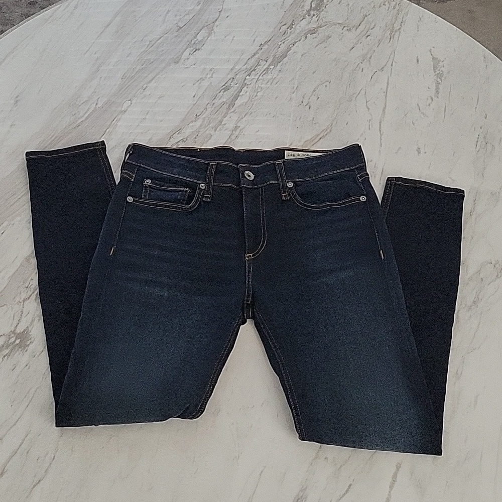 Rag & Bone Cate Mid-Rise Skinny Ankle Jeans - Picture 15 of 17